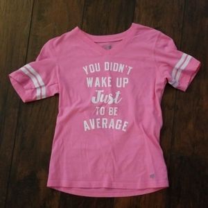 Girls pink tshirt